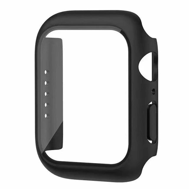 Glas-Displayschutz & Hülle für Apple Watch – Kompatibel mit Series 5–9, SE & iWatch (38–49mm) – Produktfoto