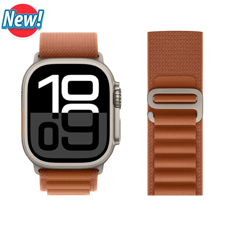 Alpine Loop Armband – Apple Watch Ultra & Series 7–11, alle Größen – Produktfoto