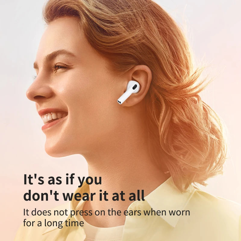 Air 4 – kabelloses Bluetooth-Headset mit Ladefach, integriertem Mikrofon und Touch-Bedienung, kompatibel mit allen Smartphones. – Produktfoto