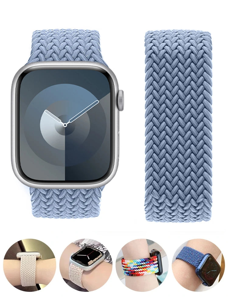 Geflochtenes Solo Loop Armband für Apple Watch – Produktfoto