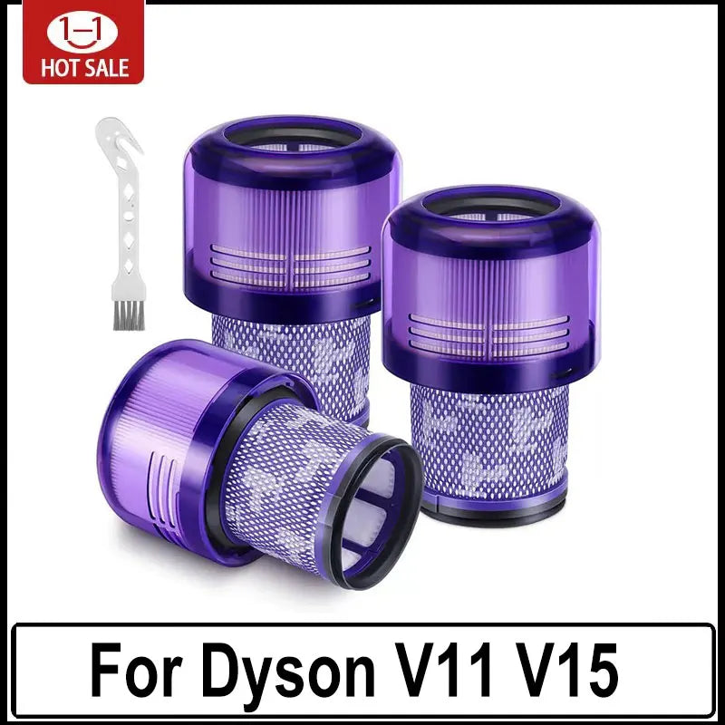 HEPA-Filter für Dyson V11 Animal, V11 Torque Drive und V15 Detect – Zubehör für Zyklon-Staubsauger, waschbarer Ersatzfilter und Ersatzteil. – Produktfoto