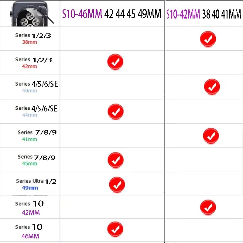 Silikonarmband für Apple Watch – Produktfoto