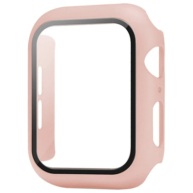 Glas-Displayschutz & Hülle für Apple Watch – Kompatibel mit Series 5–9, SE & iWatch (38–49mm) – Produktfoto