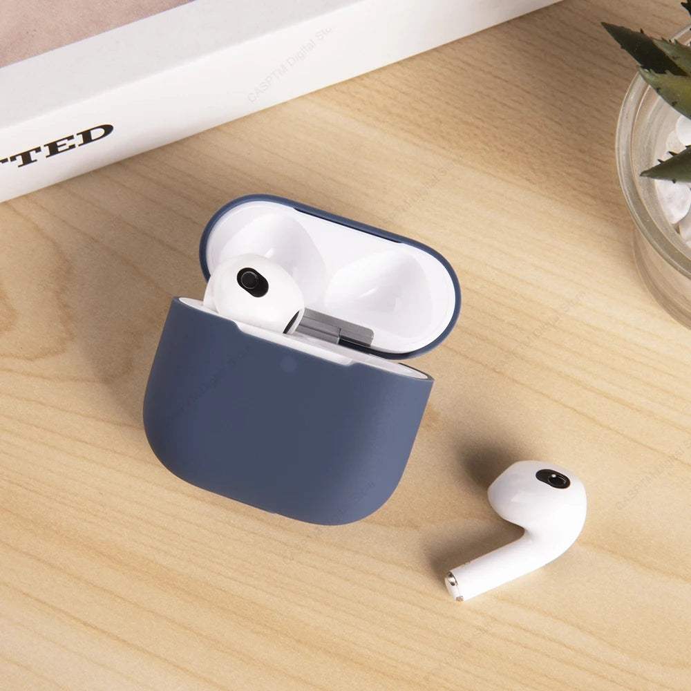 2024 Neue Hülle für Apple AirPods 4 – Silikon-Schutzhülle für AirPods 4 (4. Generation), stoßfestes Case für kabellose Kopfhörer, praktisches Zubehör. – Produktfoto