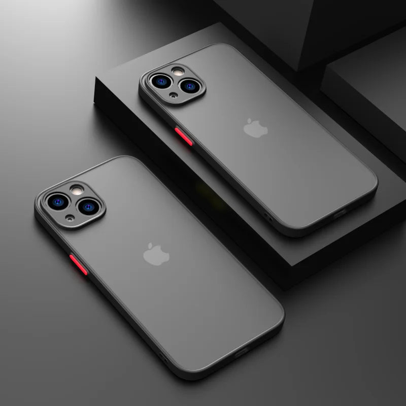 Neues Armor Bumper Stoßfestes Handyhülle für iPhone – kompatibel mit iPhone 14, 15 Pro – Silikon-Hartschale – Produktfoto