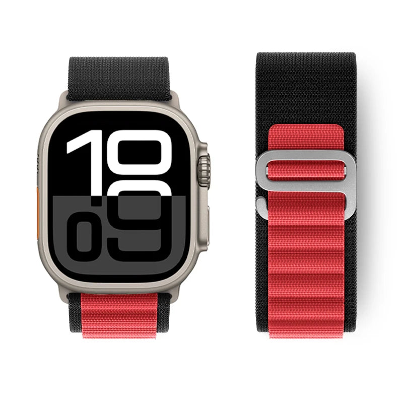 Alpine Loop Armband – Apple Watch Ultra & Series 7–11, alle Größen – Produktfoto