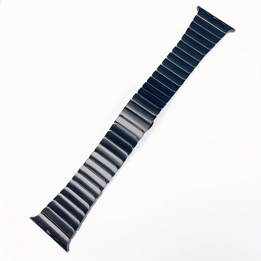 Armband für Apple Watch (40, 46, 42, 44, 45, 49 mm), Edelstahl, kompatibel mit iWatch Series 11/10/9/8/7/6/5/4, SE, 3 und Ultra – Produktfoto