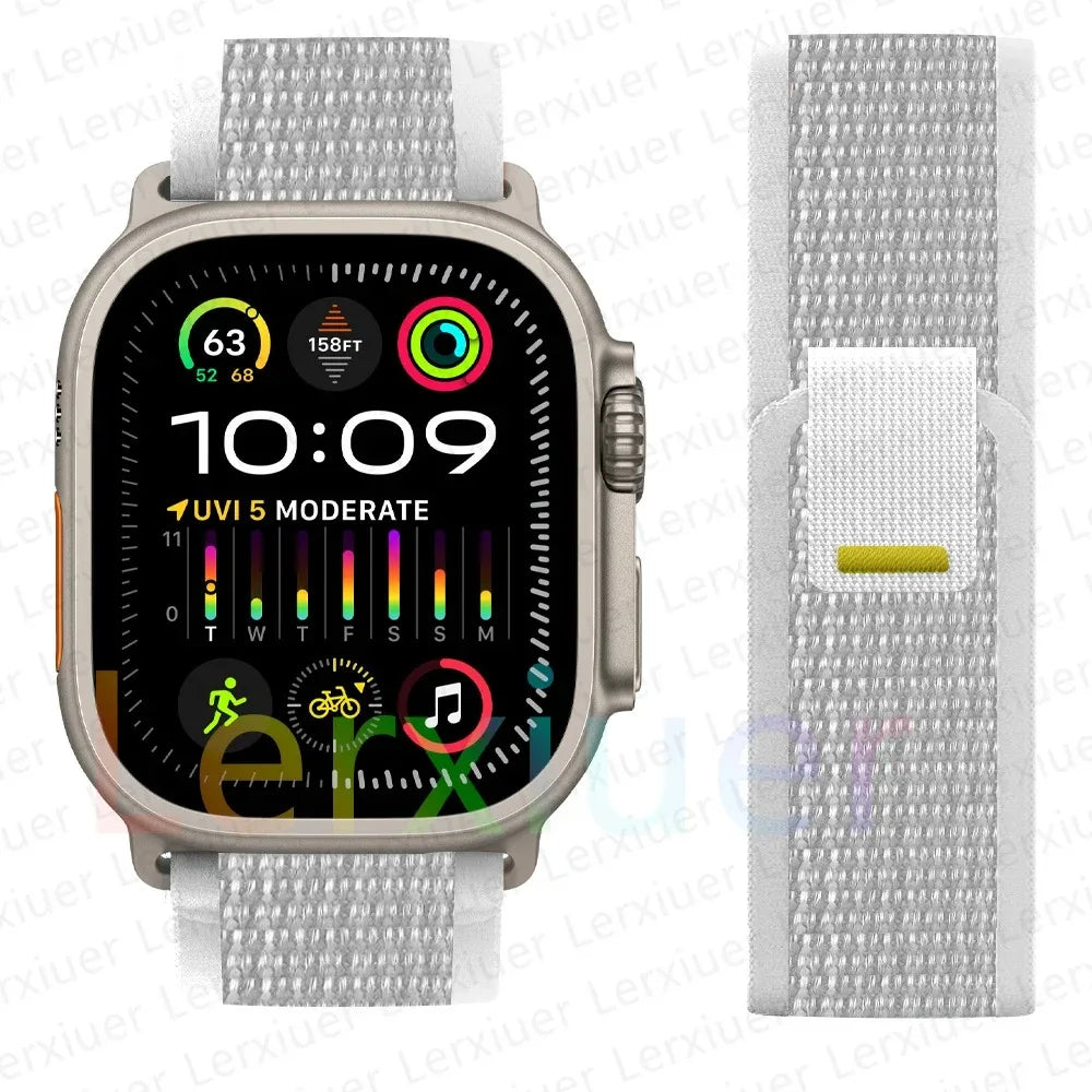 Armband für Apple Watch Ultra 2 Band 49mm 44mm 40mm 45mm 41mm 42mm 38 correa bracelet iWatch series 7 6 se 8 9 10 46mm straps – Produktfoto